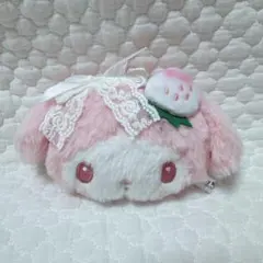 サンリオ❣️激かわ　マイメロディ 白いちごシリーズ　ぬいぐるみ　ミラー