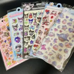 ご褒美シール ボンボンドロップシール風 ぷっくり 立体シール 3D 5点⑧