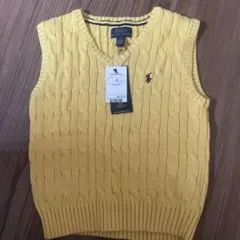 POLO RALPH LAUREN イエローベスト サイズ4