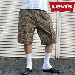 Levi’s デジカモ カーゴショーツ 膝下 バギーショーツ 迷彩 Y2Kのサムネイル