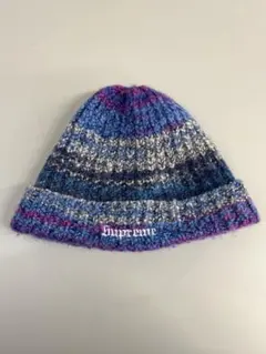 24AW Supreme Space Dye Stripe Beanie