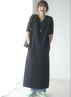 未使用　FORME ニットドレスワンピース
