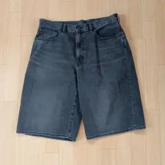 GU ジーユー ジョーツ デニムパンツ ブラック