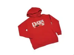 【新品】森永 チョコレート DARS パーカー【LL/XL】赤◆森永製菓 裏起毛