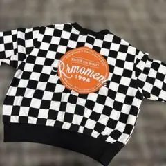 ルルモーメント　チェッカー　トレーナー　100cm ルル　しまむら