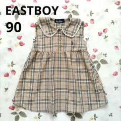 EASTBOY ノースリーブ チェック ワンピースのサムネイル