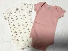modern baby ロンパース 6-9M 2点　セット コットン　肌着　半袖