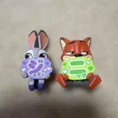 ズートピア　推しマス　カプセルトイ　ニック　ジュディ
