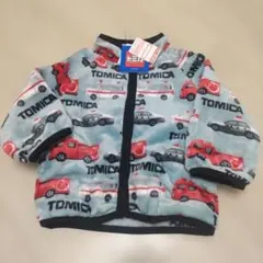 【新品未使用】トミカ 車両柄フリースジャケット 100cm　しまむら福袋2026