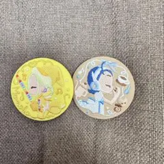 おジャ魔女どれみ 刺繍缶バッジ ももちゃん　あいちゃん　セット