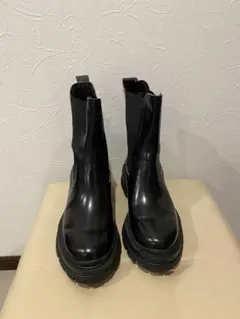 ZARA ザラ　サイドゴアブーツ 36 黒