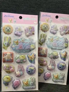 正規品◼️2個ズートピア ポップデコパーティー わたあめカプセルシール
