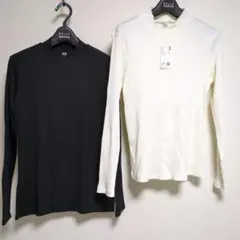 UNIQLO　ハイネックロングスリーブTシャツ＆リブハイネック長袖Tシャツ