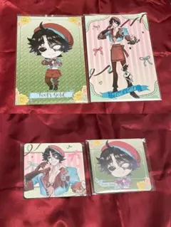 第五人格THEキャラカフェ 特典ブロマイド、コースター フールズ・ゴールド