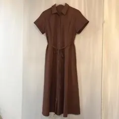 GU半袖シャツワンピース