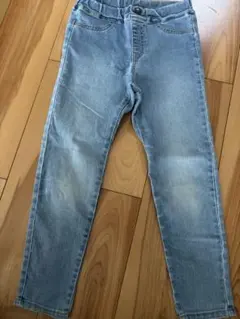 GU ジーユー　デニムパンツ 120 ジーンズ 長ズボン ブルー系
