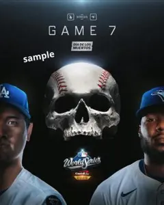 大谷翔平、ワールドシリーズ Game 7 記念 A4サイズ