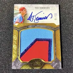 テッド・シモンズ ビッグパッチオート 2025 topps tier one