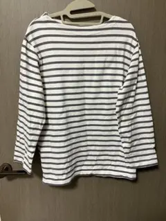 無印良品 ボーダー 長袖Tシャツ Mサイズ