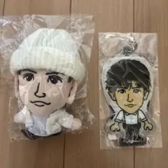 岩田剛典 ぬいぐるみ 白 縁日 BIGスマホクリーナー 2点まとめ売り 新品