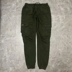 H&M DIVIDED カーゴパンツ ジョガーパンツ オリーブ系 g32