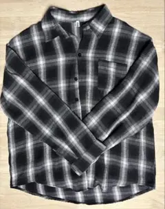 チェックシャツ　ネルシャツ　オーバーサイズ