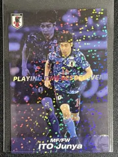 サッカー カード 伊藤純也　カルビー　Calbee