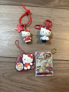 ハローキティ キーホルダー シール 4点セット