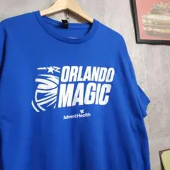 US古着 NBA オーランドマジック ギルダン Tシャツ ブルー XLのサムネイル