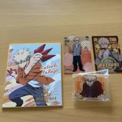 爆豪勝己　ヒロアカ　僕のヒーローアカデミア　クリアカード　色紙　アクリルバッジ