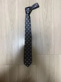 THE SUIT COMPANY ネクタイ グレー ホワイト ドット柄 ビジネス
