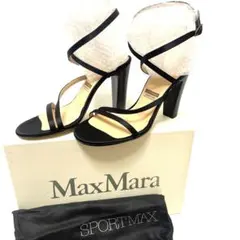Max Mara SPORTMAX サンダル 22.5cm ブラック 未使用