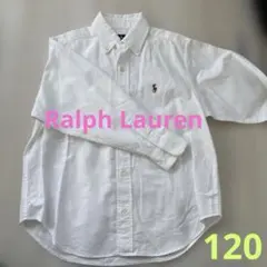 ラルフローレン　ワイシャツ　ボタンダウン　白　トップス　オケージョン