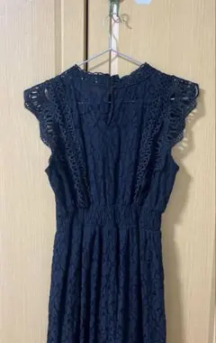 Hudson honey レース ワンピース 黒