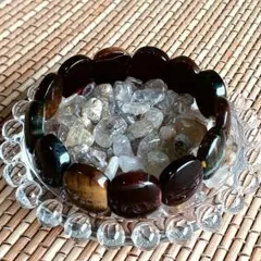 【金運UP!】天然石 MIXタイガーアイバングル☆