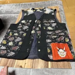 花旅楽団 和柄ベスト 状態良好 Mサイズ - メルカリ