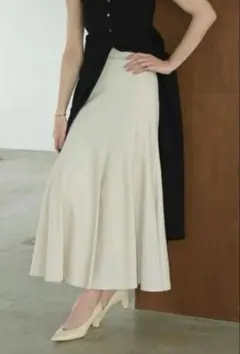 美品 CLANE クラネ LINEN MAXI MERMAID SKIRT