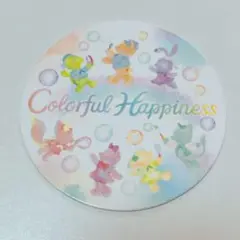 ディズニーシー ダッフィー&フレンズ20周年 カラフルハピネス コースター 美品