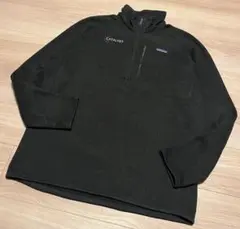 Patagonia ベターセーター ハーフジップ 企業ロゴ刺繍 メンズ L