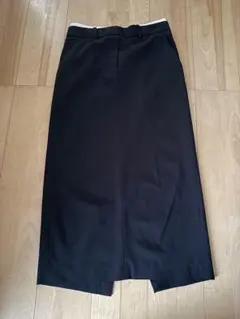 ZARA 黒 タイトスカート XSサイズ スリット入り