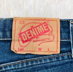 DENIME ドゥニー厶 ブルーデニム ストレート ウエスト 78cm
