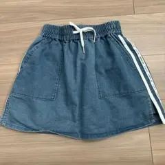 ピンクラテ　キュロットスカート　kids