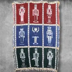 BOGG カラフル ラグ マット 古着 くるみ割り人形 兵隊 おもちゃ