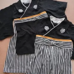 ベビー袴 80 2点セット双子