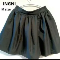 INGNI 黒 ブラック Mサイズ ミニスカート