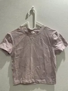 H&M DIVIDED クロップドTシャツ ピンク Sのサムネイル
