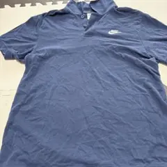 NIKE ネイビー ポロシャツ Lサイズ