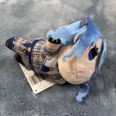 hololive ホロライブ　寝そべりぬいぐるみ　星街すいせい　タグ付き