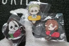 呪術廻戦 キャラばんちょうこうラバーマスコット パンダ・七海・野薔薇