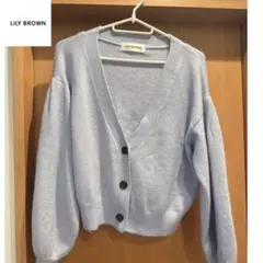 Lily Brown ラメニットカーディガンのサムネイル